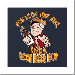 You look like you need a root beer kid! Posters and Art